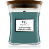 Woodwick Evergreen Cashmere lõhnaküünal, 275 g