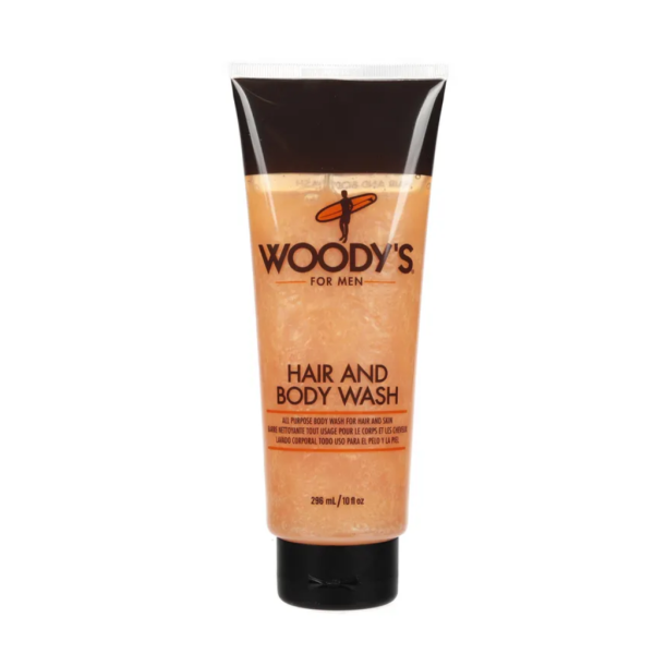 Woody's Hair And Body Wash keha- ja juuksepesuvahend, 296 ml