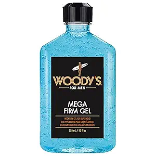 Woody's Mega Firm Gel juuksegeel, 355 ml