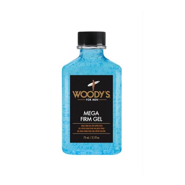 Woody's Mega Firm Gel juuksegeel, 75 ml