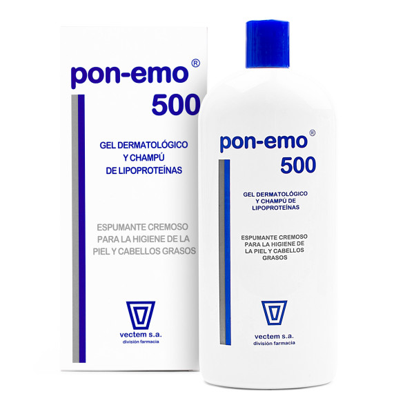 Xhekpon Emo-Emo Gel Shampoo Dermatoloogiline dermatoloogiline šampoon ja dušigeel, 500 ml