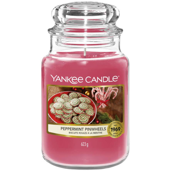 Yankee Candle Peppermint Pinwheels lõhnaküünal, 623 g