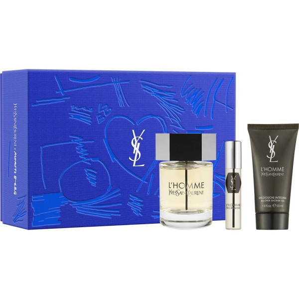 Yves Saint Laurent L'Homme EDT komplekt meestele (EDT, 100 ml + EDT, 10 ml + dušigeel, 50 ml)